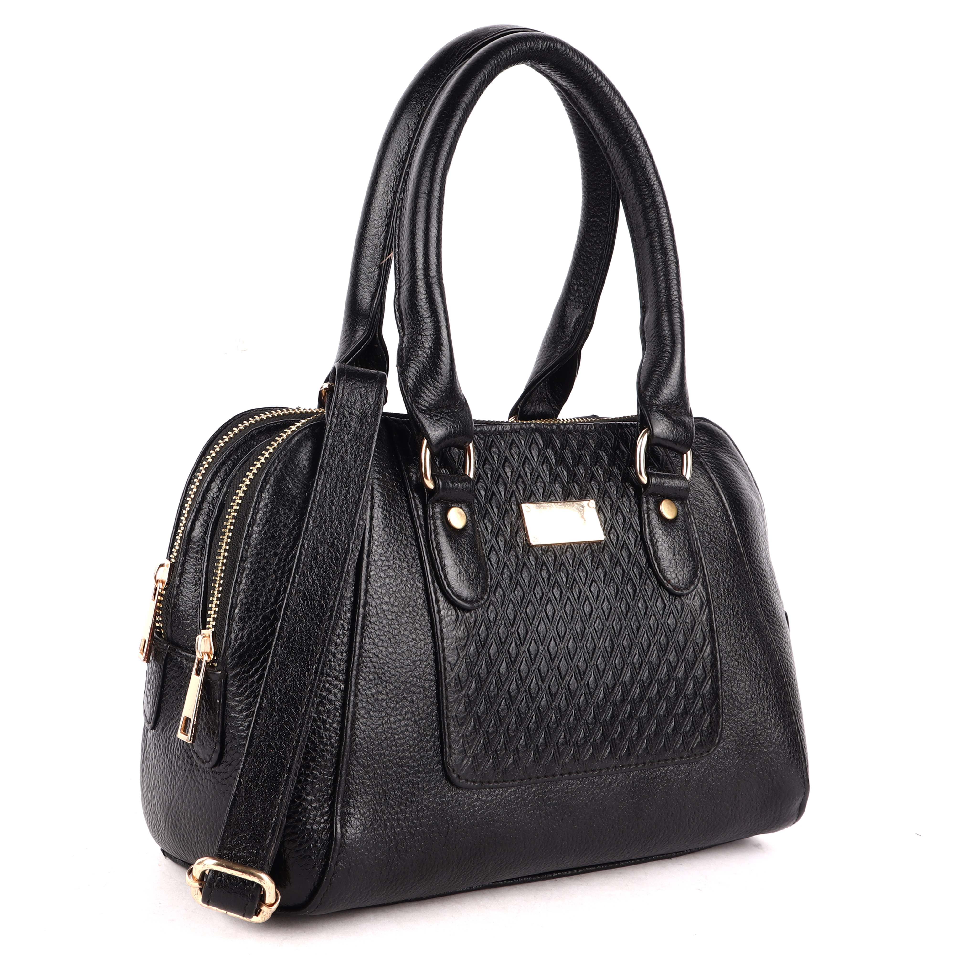 Stylish and Sophisticated Black Leather Handbag for Women – Perfect Blend of Elegance and Practicality!
